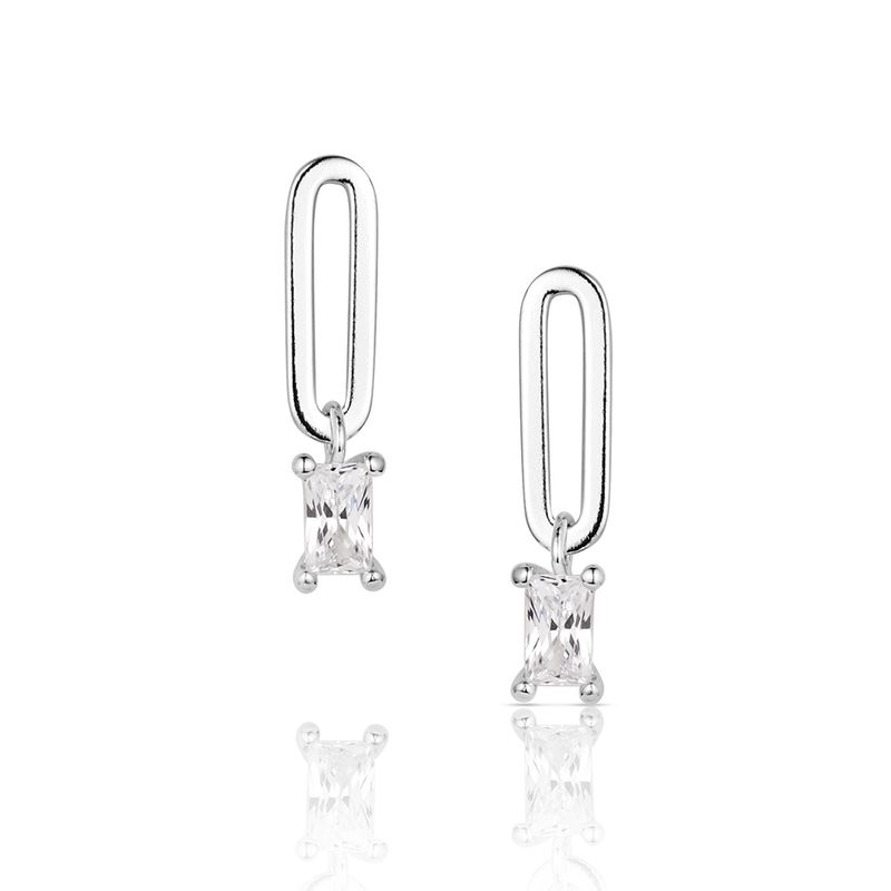 MONTANA SILVERSMITHS MODERN MUSE CRYSTAL EARRINGS