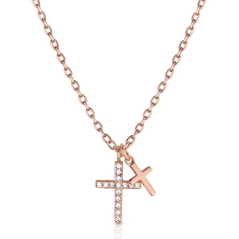 MONTANA SILVERSMITHS DOUBLED DOWN FAITH NECKLACE