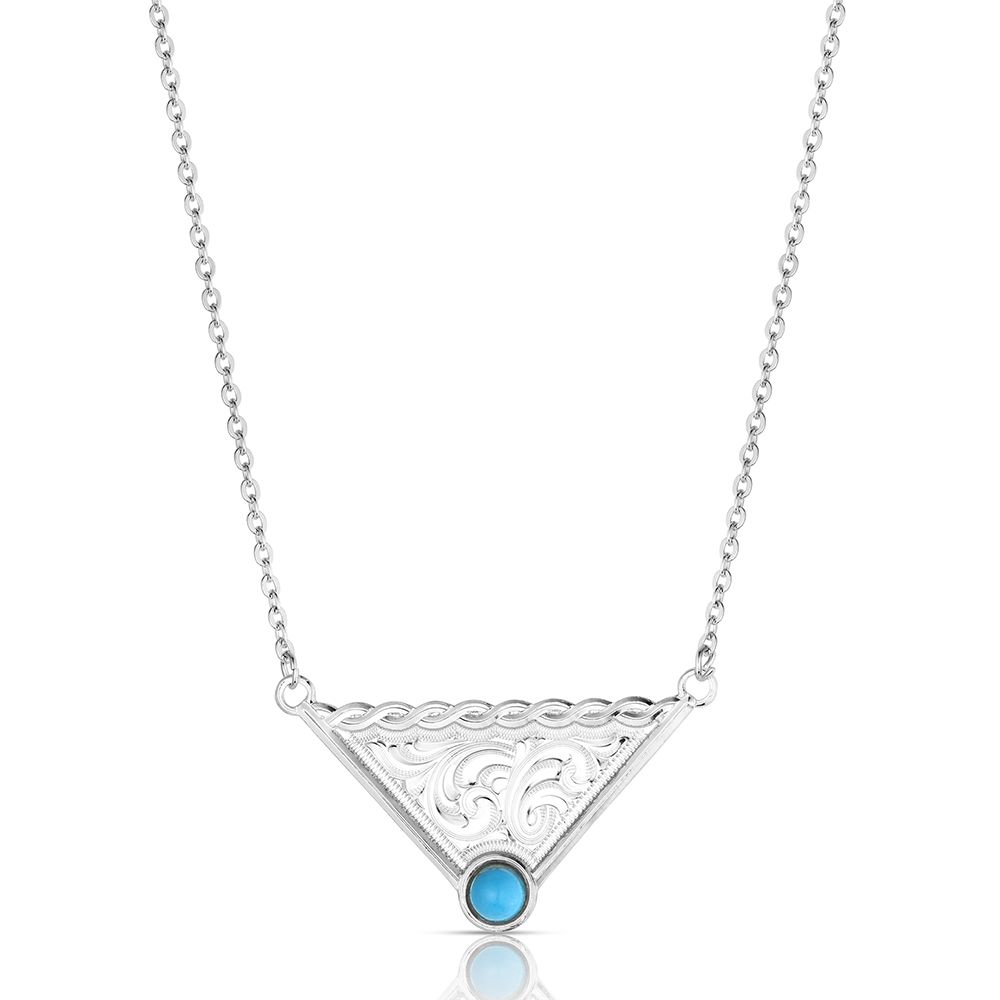 MONTANA SILVERSMITHS WESTERN DARLING TURQUOISE NECKLACE