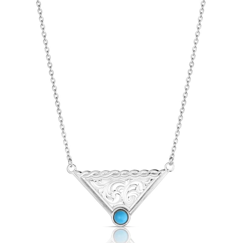 MONTANA SILVERSMITHS WESTERN DARLING TURQUOISE NECKLACE