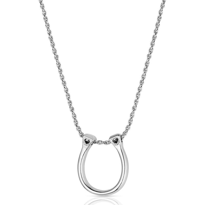 MONTANA SILVERSMITHS LUCKY NAIL HORSESHOE NECKLACE