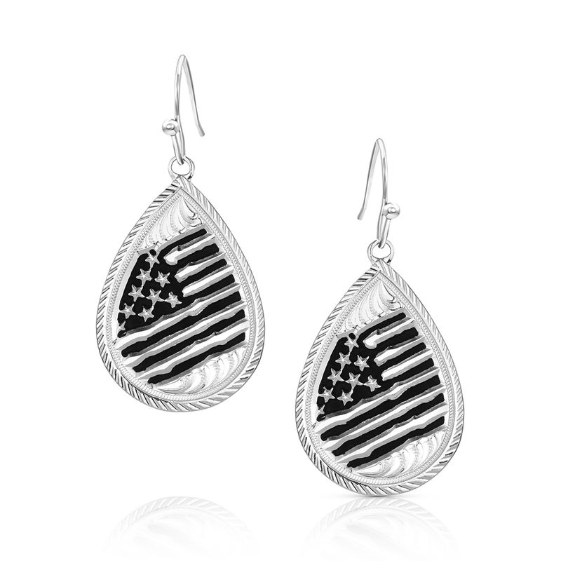 MONTANA SILVERSMITHS FREEDOM FLIES AMERICAN MADE EARRINGS