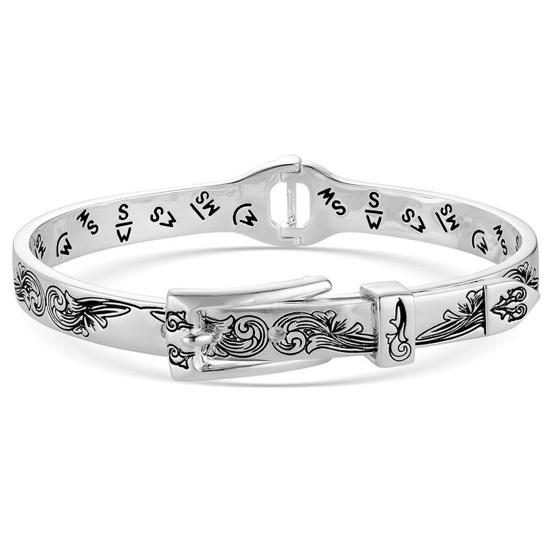 MONTANA SILVERSMITHS TRUE WEST BUCKLE BRACELET