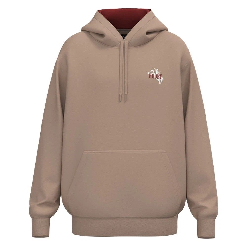 HOOEY MEN'S WILD RIDE HOODIE - TAN