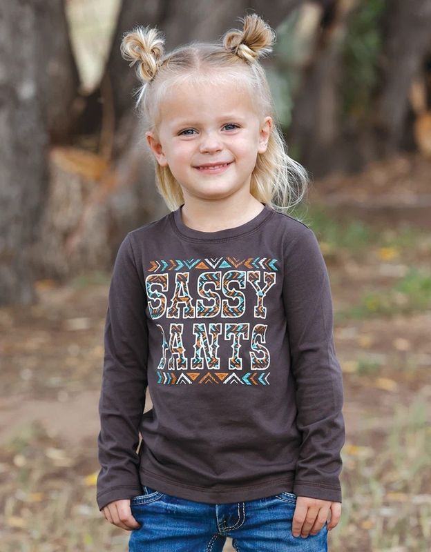 CRUEL GIRLS' TODDLER TEE - BROWN