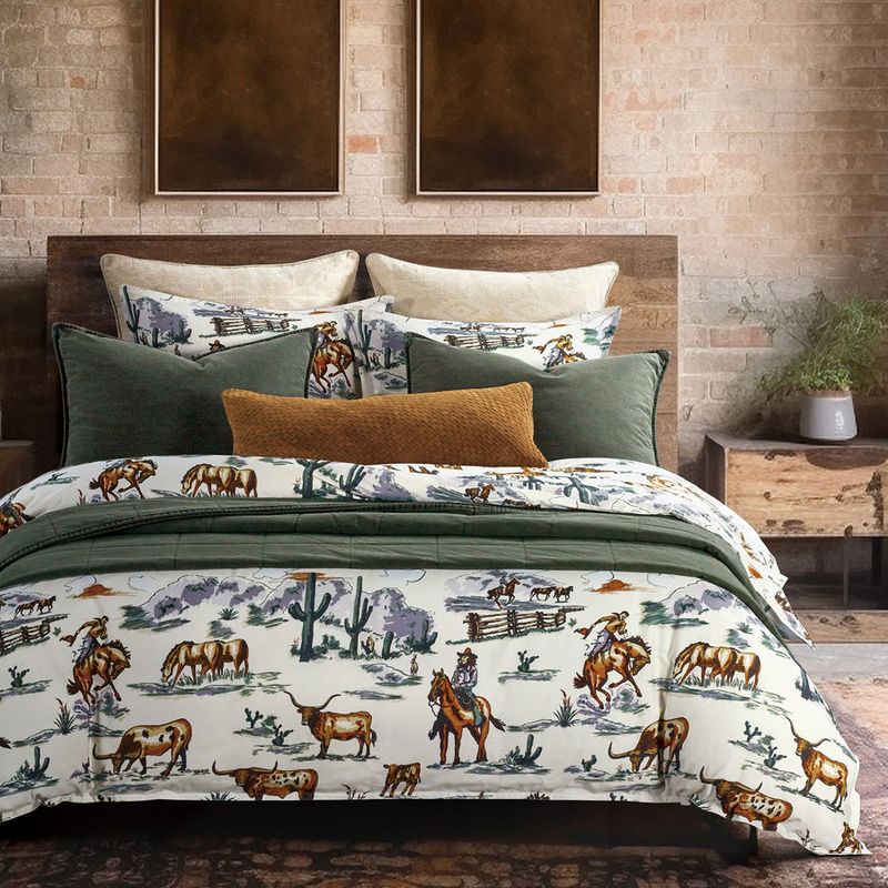 PASEO ROAD RANCH LIFE REVERSIBLE BEDDING SET - FULL/QUEEN