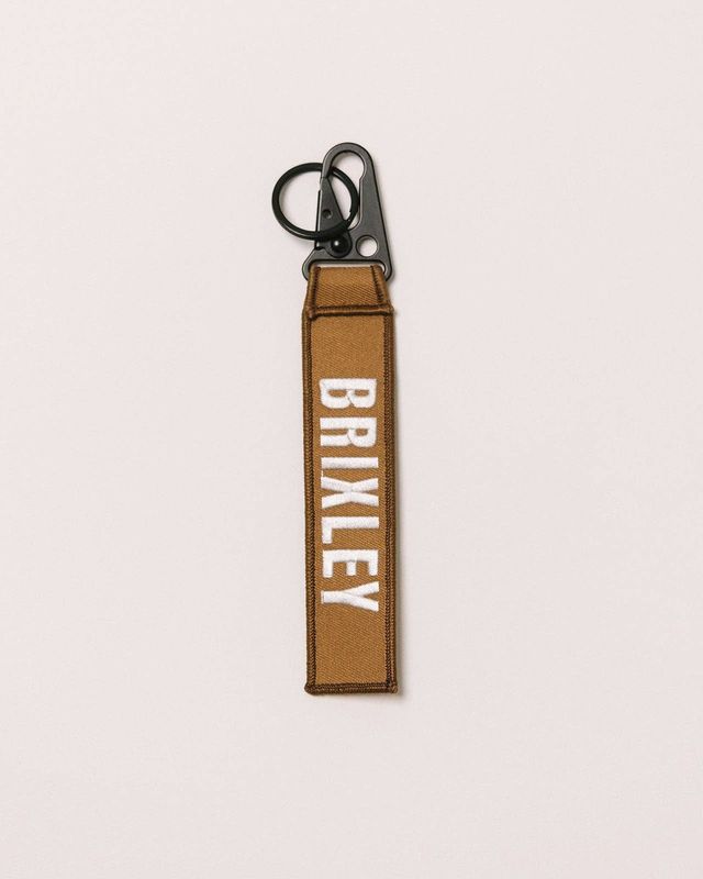 BRIXLEY BAGS - BROWN BRIXLEY KEYCHAIN