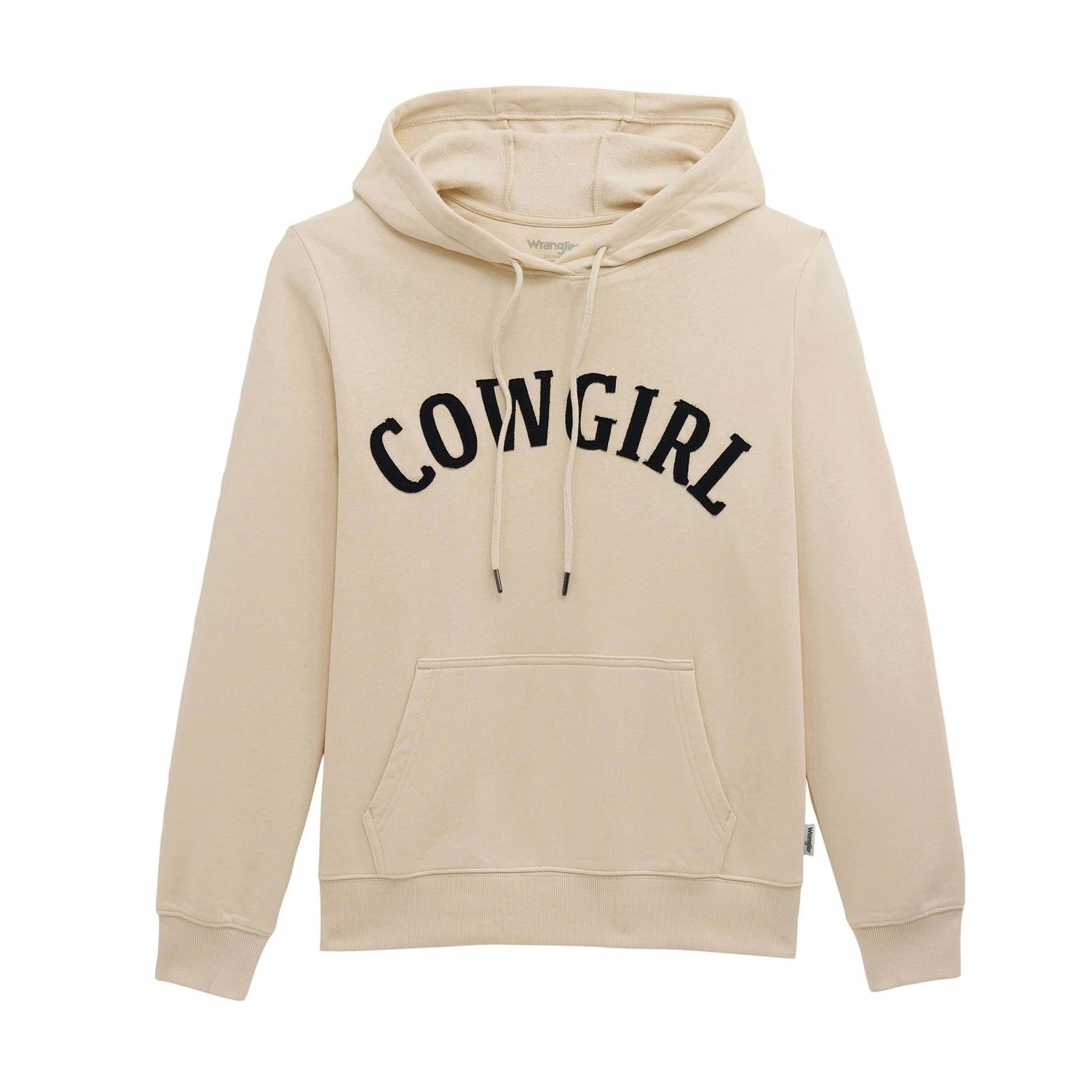 WRANGLER WOMEN'S RETRO HOODED SWEATSHIRT - WHITECAP GREY