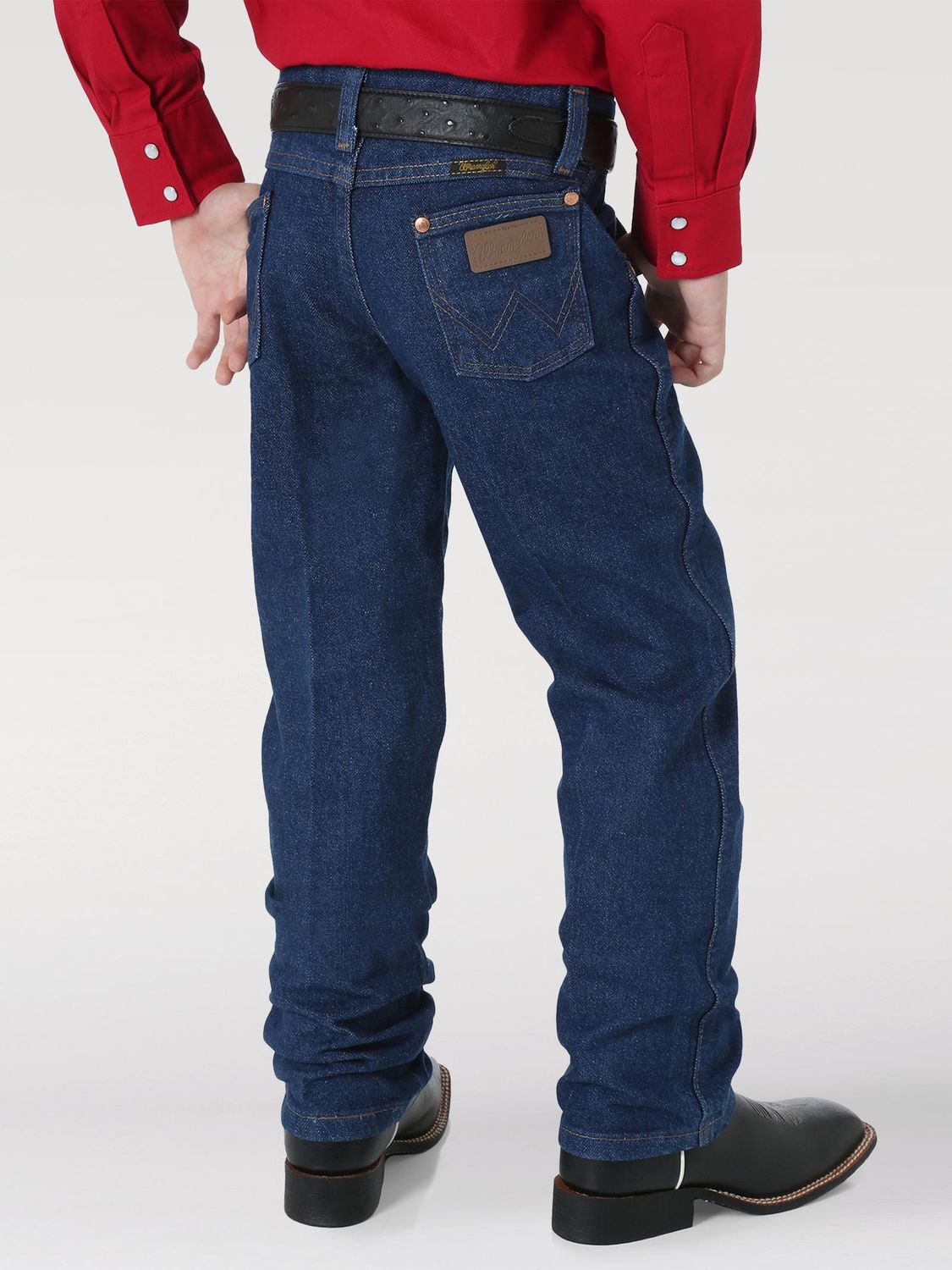 WRANGLER BOYS' ORIGINAL COWBOY CUT PREWASHED JEAN - INDIGO