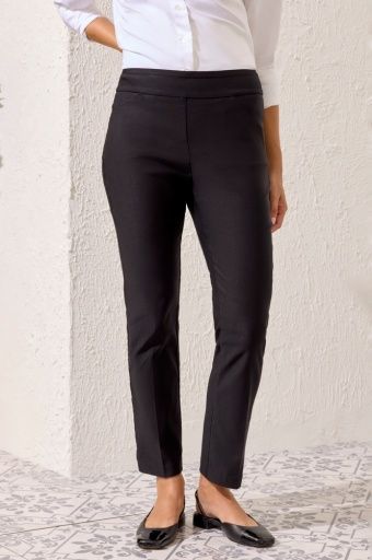 TRIBAL WOMEN'S FLATTEN IT PULL ON ANKLE PANTS