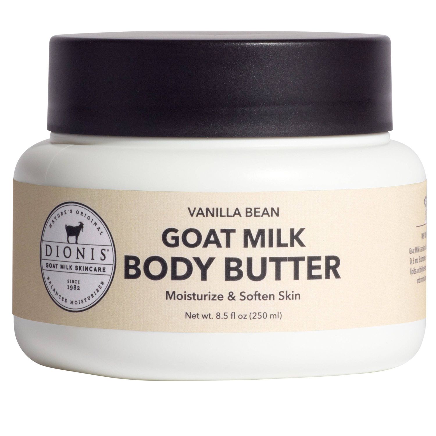 DIONIS GOAT MILK SKINCARE - VANILLA BEAN BODY BUTTER