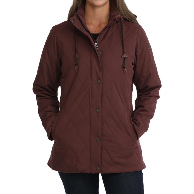 CINCH WOMEN'S BARN COAT - PURPLE