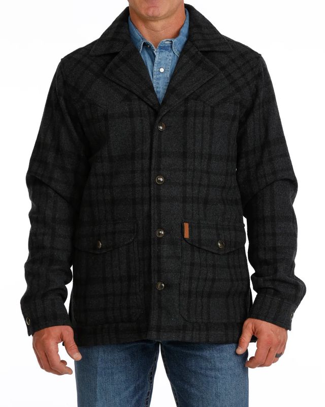 CINCH MEN'S DRESS COAT - BLACK