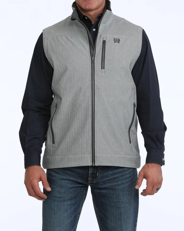 CINCH MEN'S BONDED VEST - GREY