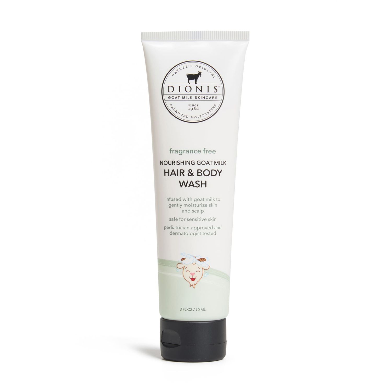 Dionis Goat Milk Skincare - Fragrance Free Hair &amp; Body Wash, SIZE: 3 oz