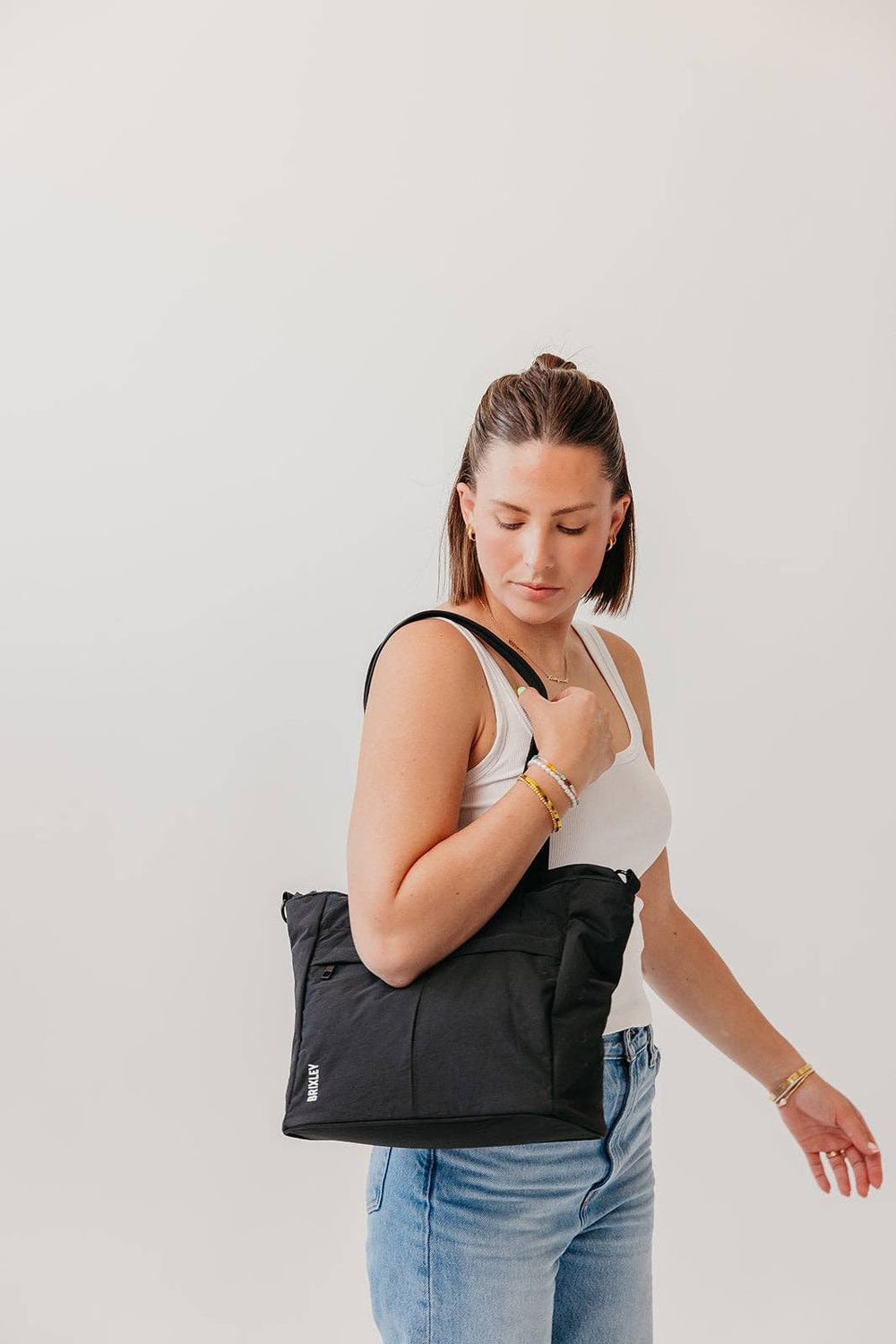 BRIXLEY BAGS - BLACK MINI TOTE