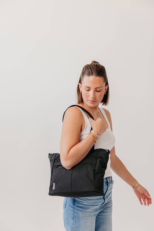 BRIXLEY BAGS - BLACK MINI TOTE