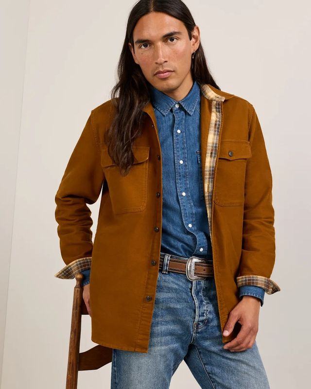 PENDLETON MEN'S BELMONT MOLESKIN SHIRT - WHISKY