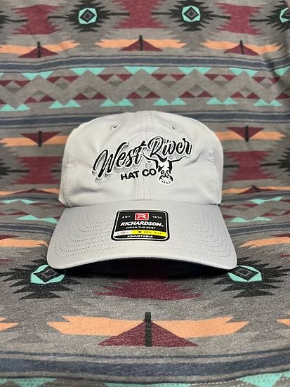 WEST RIVER HAT CO. LOW PROFILE SHARP SHOOTER SNAPBACK CAP - GREY/BLACK