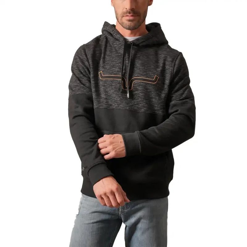 KIMES MEN'S MALLARD HOODED SWEATSHIRT - BLACK