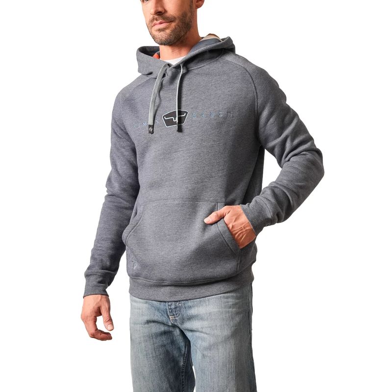 KIMES MEN'S ZT BACK THEN HOODED SWEATSHIRT - NAVY HEATHER
