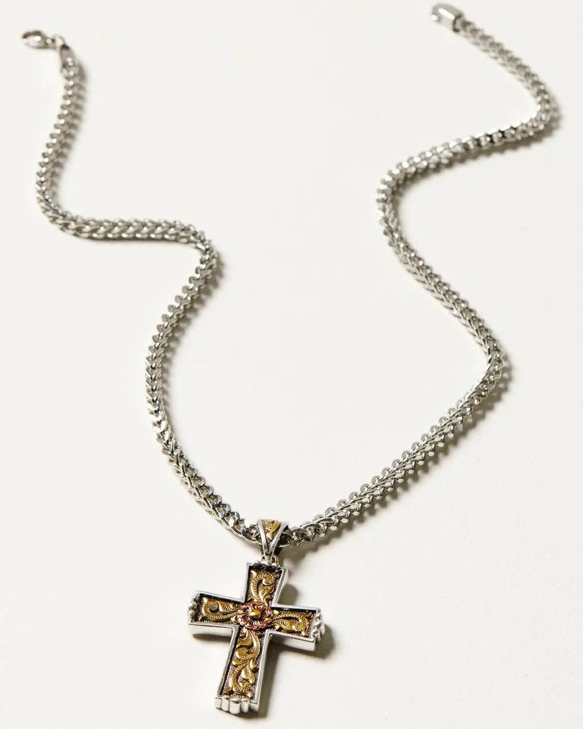 TWISTER 24" COWBOY PRAYER NECKLACE