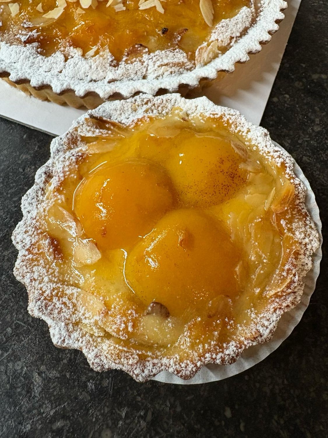 Frangipan abrikozen taartje