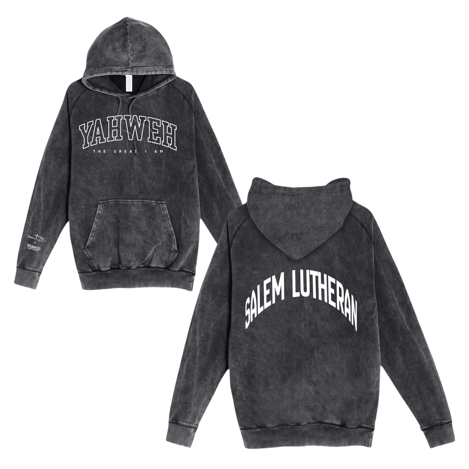 Travco Christian Wear - Yahweh Vintage Hoodie