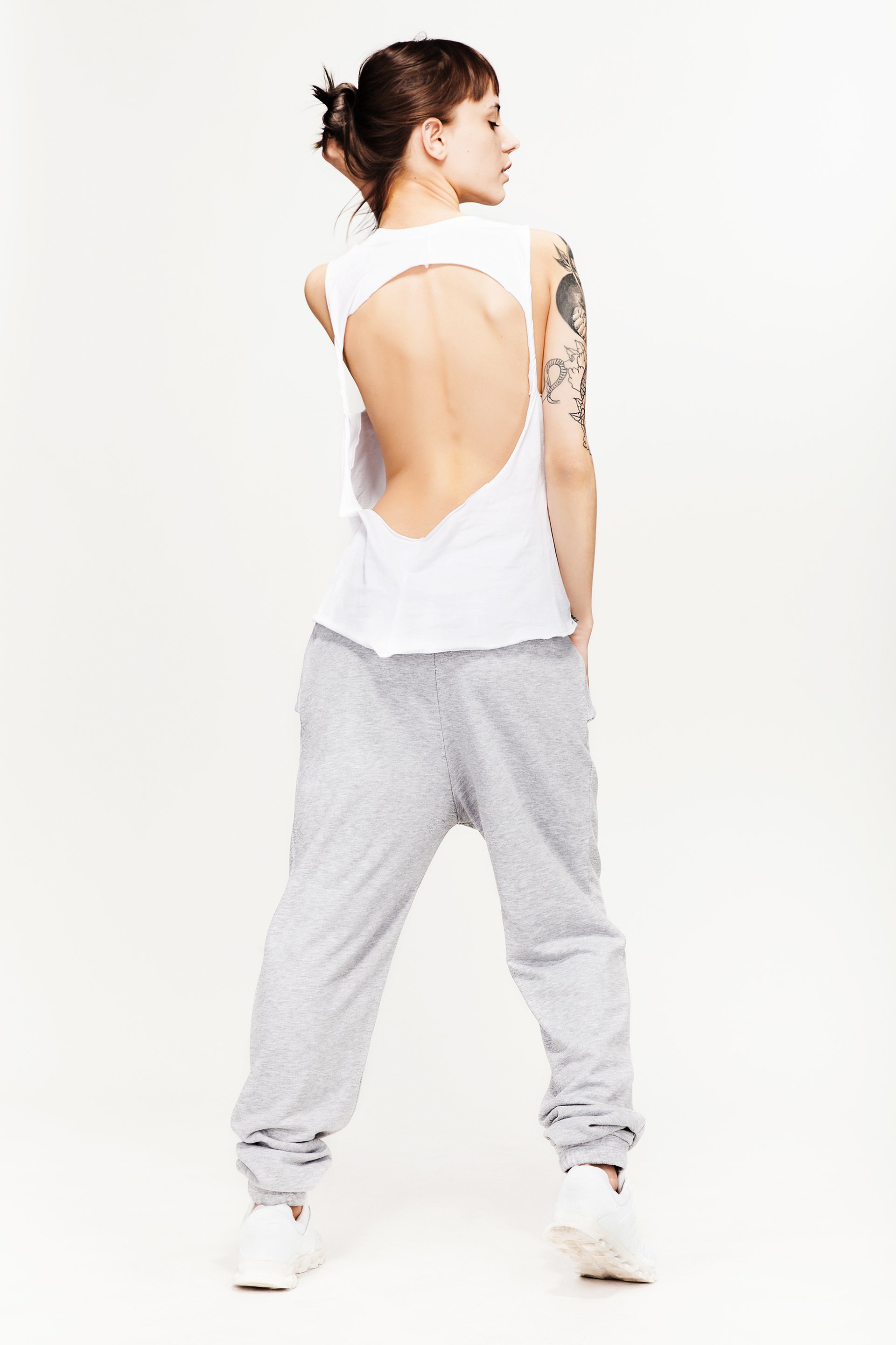 Gray Baggy Sweatpants