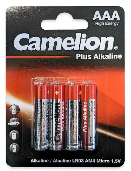AAA CAMELION PLUS - 4 Pack