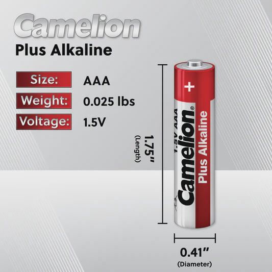 AAA CAMELION PLUS - 4 Pack