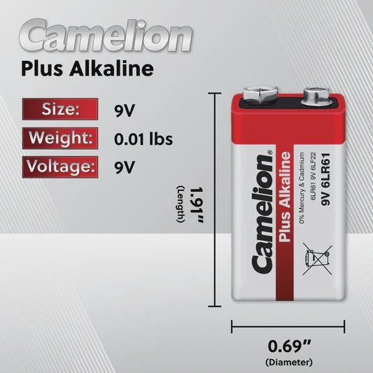 9V - 6 PACK