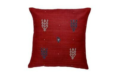 Kilim Embroidered Silk Cushion Cover