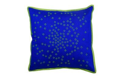 Mukesh Embroidered Silk Cushion Cover