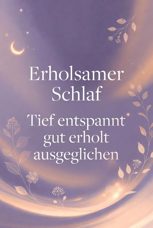 Für einen regenerierenden, erholsamen SCHLAF - FRISCHZELLENKUR