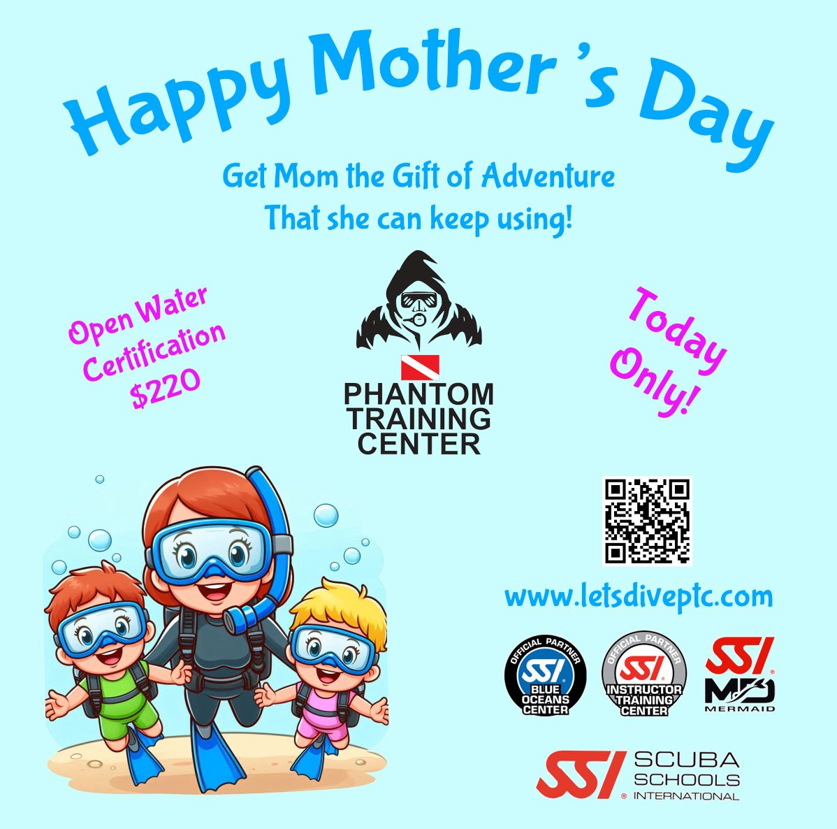 Open Water Mother's Day Special