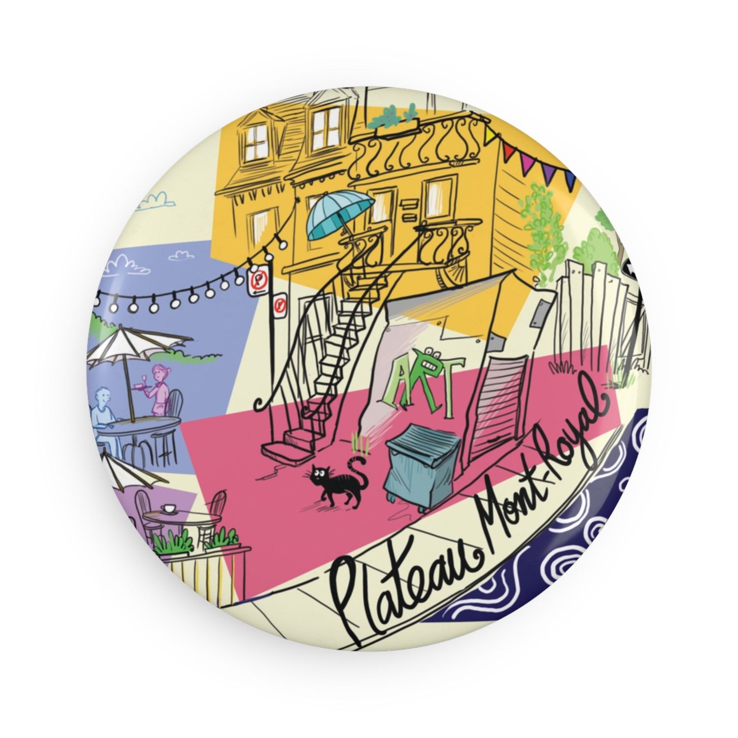 Aimants Plateau Mont-Royal (ens de 2)