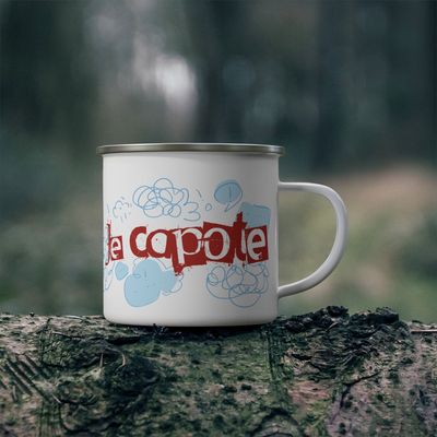 Tasse en émail - Je Capote