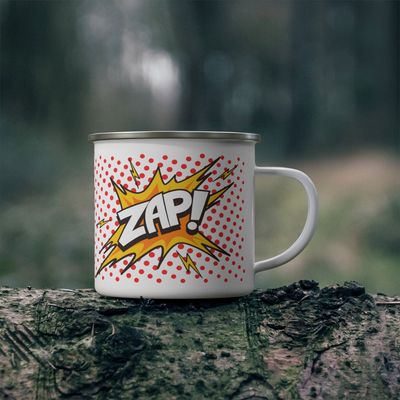 Tasse en émail ZAP