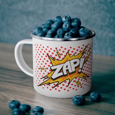 Tasse en émail ZAP