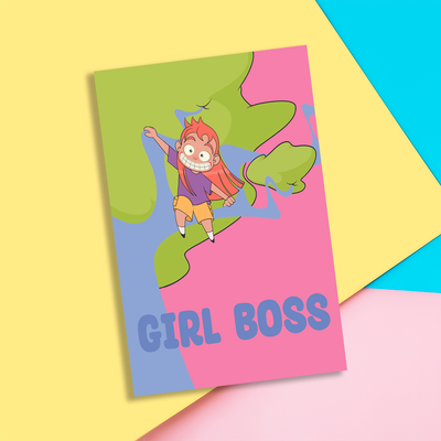 Charlie Boss Girl  - Carte de souhait