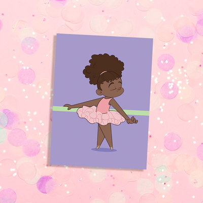 Créa la Ballerine - Carte de souhait
