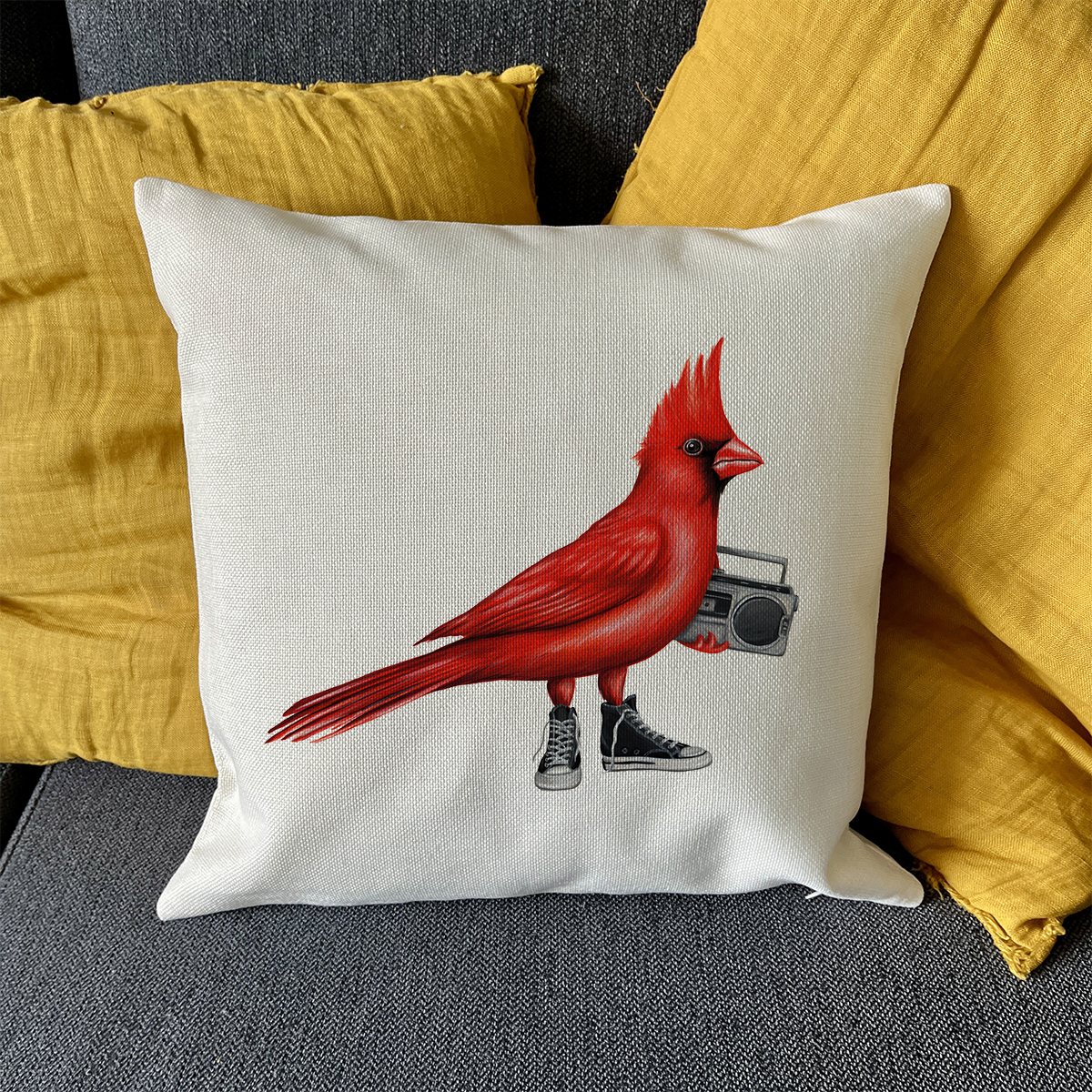 Housse de Coussin - Cardinal à la mode