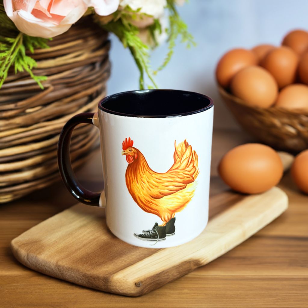 Tasse Poule en Converse