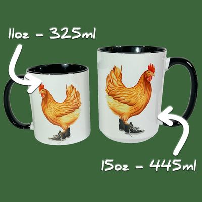 Tasse Poule en Converse