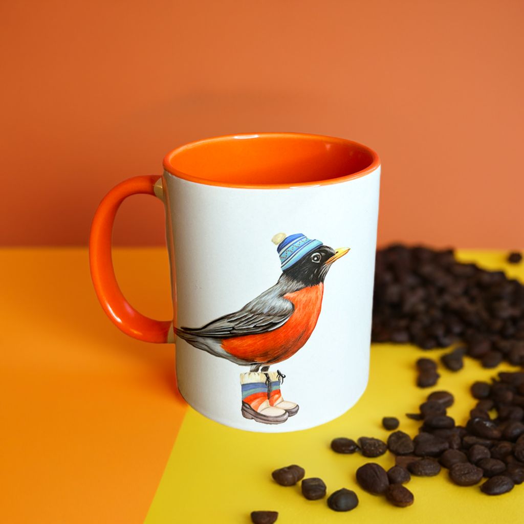Tasse Merle d&#39;amérique