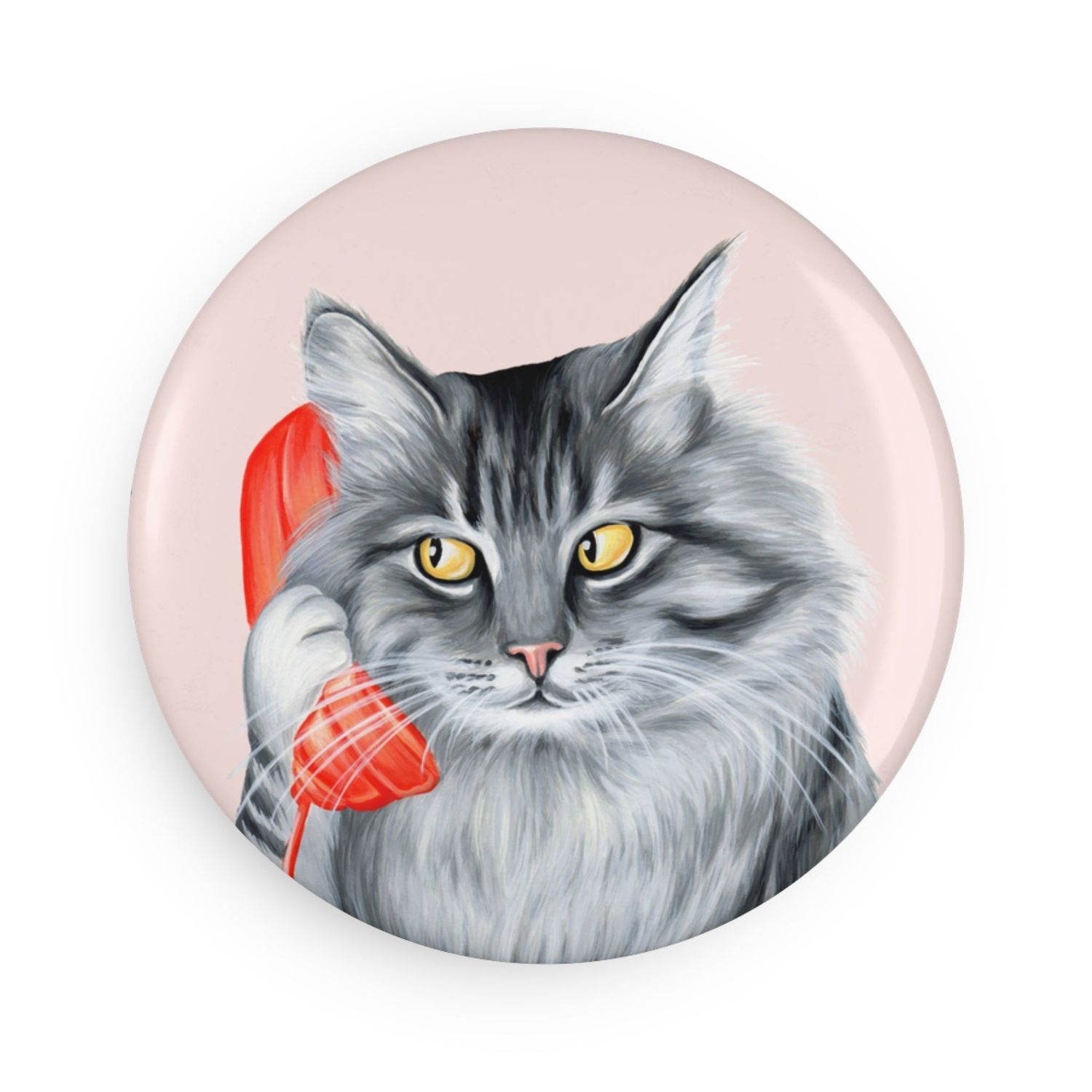 Grand aimant animaux au téléphone, Animal: Chat