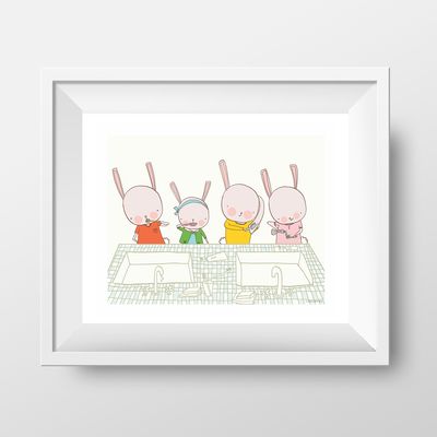 Clever Rabbits - Bedtime rituals - Poster