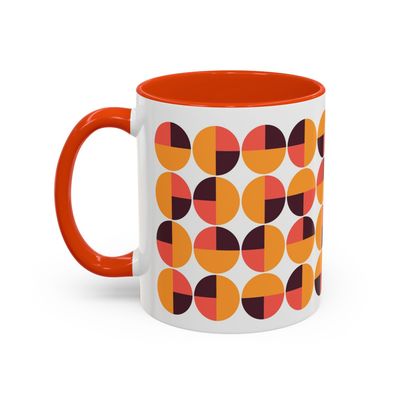 Tasse Cercle orange-brun