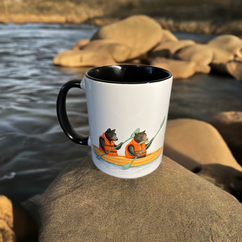 Tasse Ours en Kayak